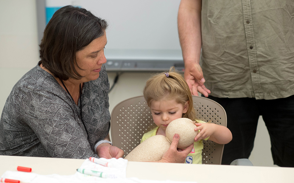 Randie Cloutier-Chaine and Meredith Shafer at Cedars-Sinai's Sibling Support Day