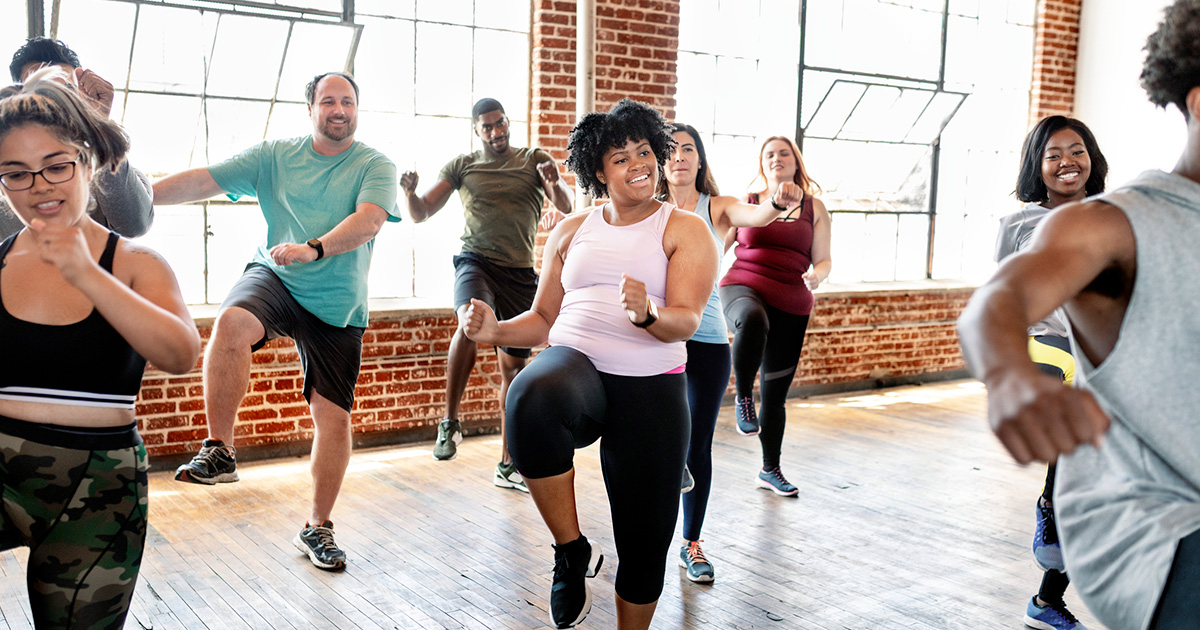 Group exercise class