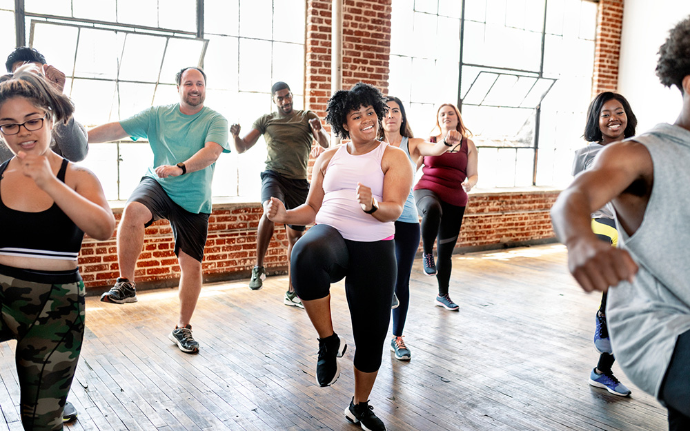 Group exercise class